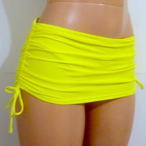 Tommy Bahama Yellow Pearl Skirted Bikini Bottom